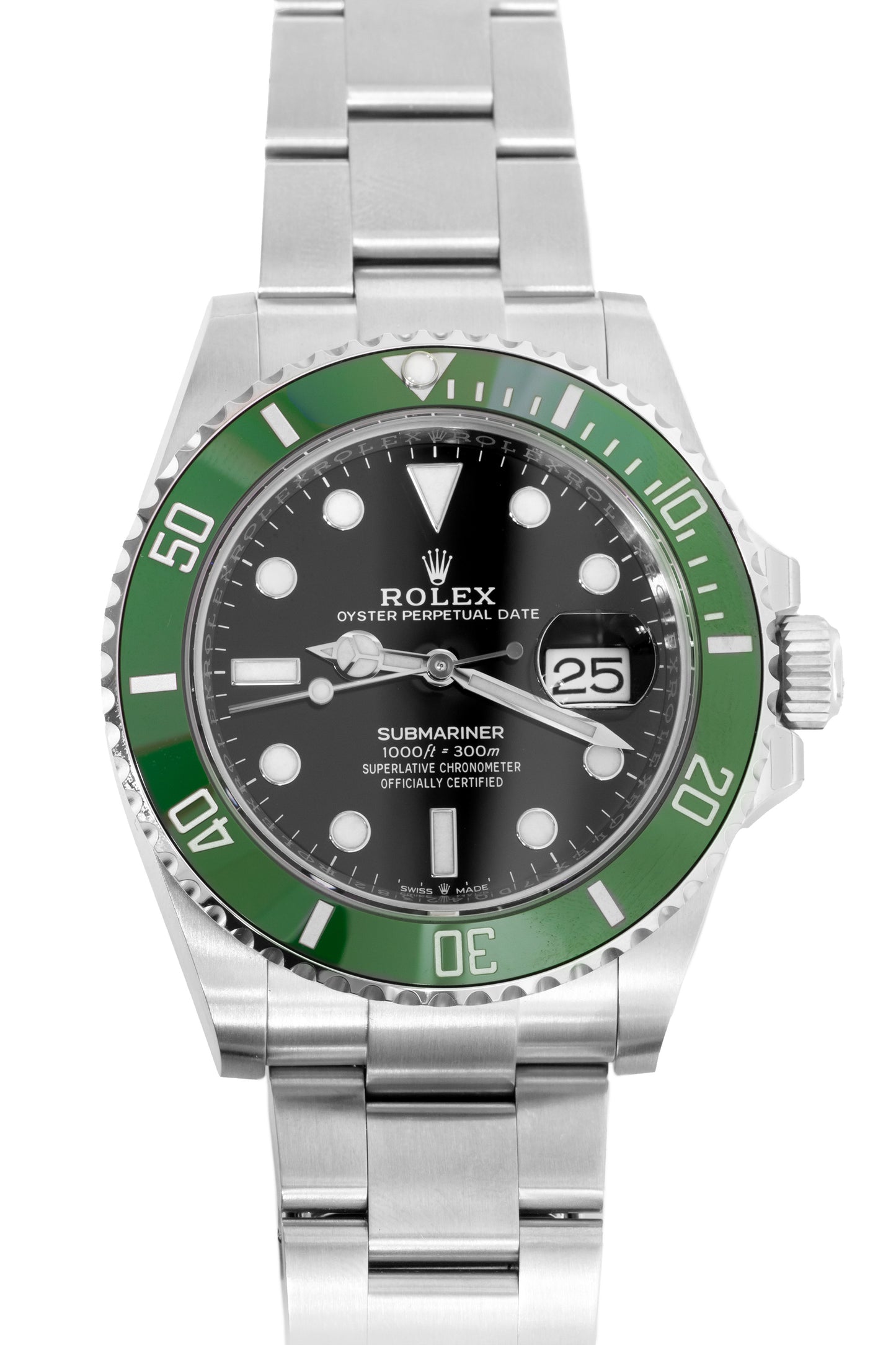 Rolex Submariner Date Sport "Starbucks" 41mm in Oystersteel with Green and Black Dial
