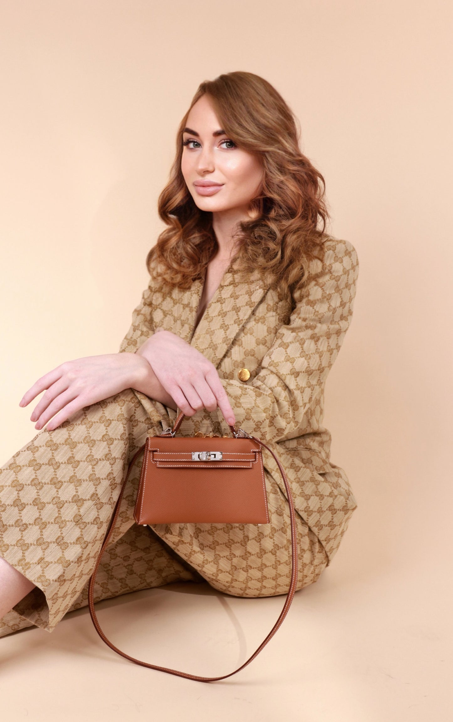Hermès Mini Kelly Epsom Gold in PHW