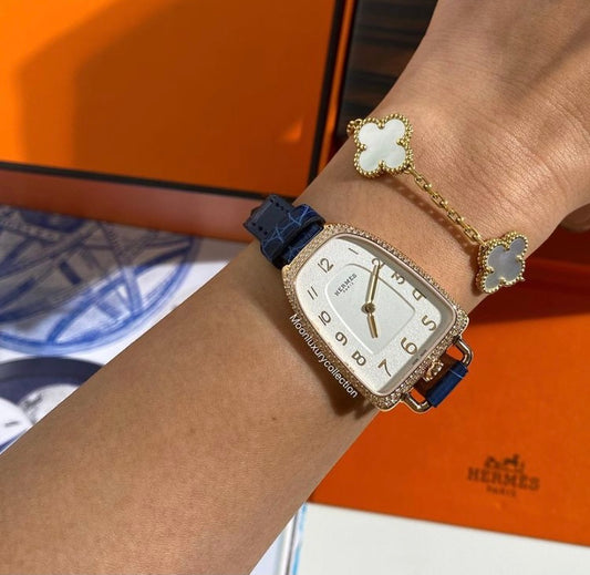 Hermès Galop Watch and Van Cleef Bracelet