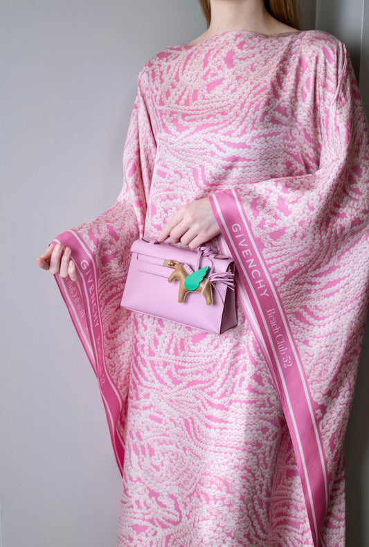 Hermès Kelly Pochette in Mauve GHW