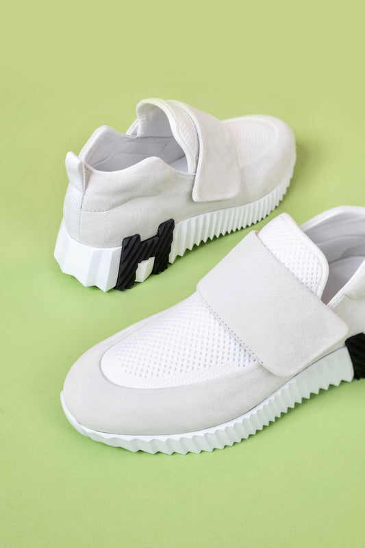 Hermès H White Sneakers