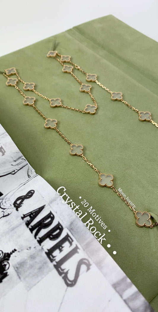 Van Cleef & Arpels Crystal Alhambra Necklace