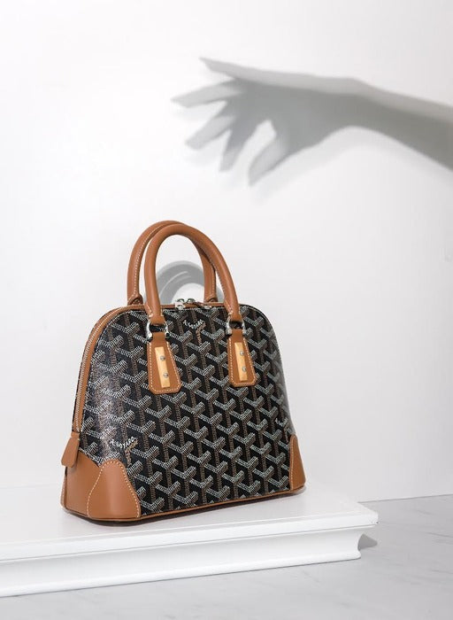 Goyard Mini Vendôme Bag Black/Tan
