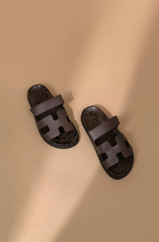 Hermès Chypre Sandal in Écorce