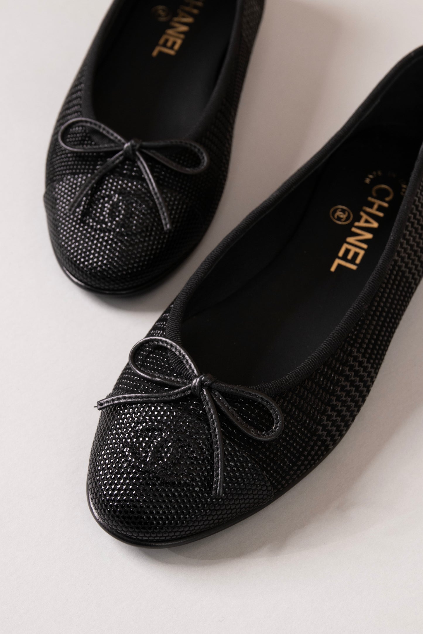 Chanel Black Ballerina Flats
