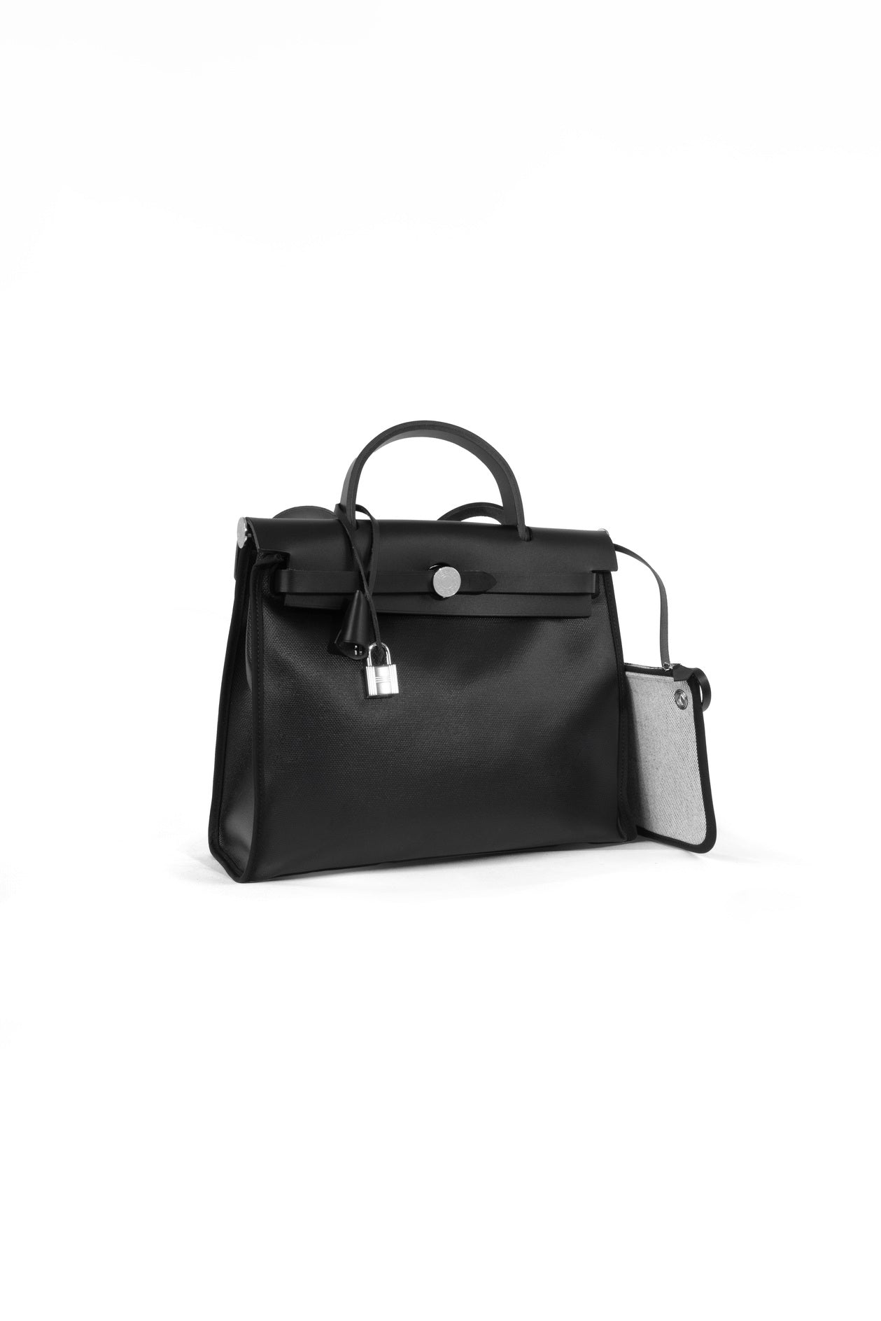 Hermes Herbag 31 Black Coated