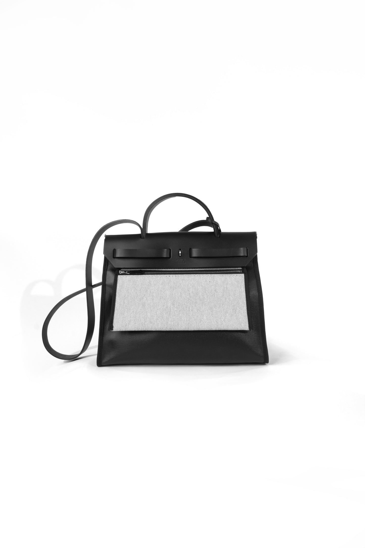 Hermes Herbag 31 Black Coated