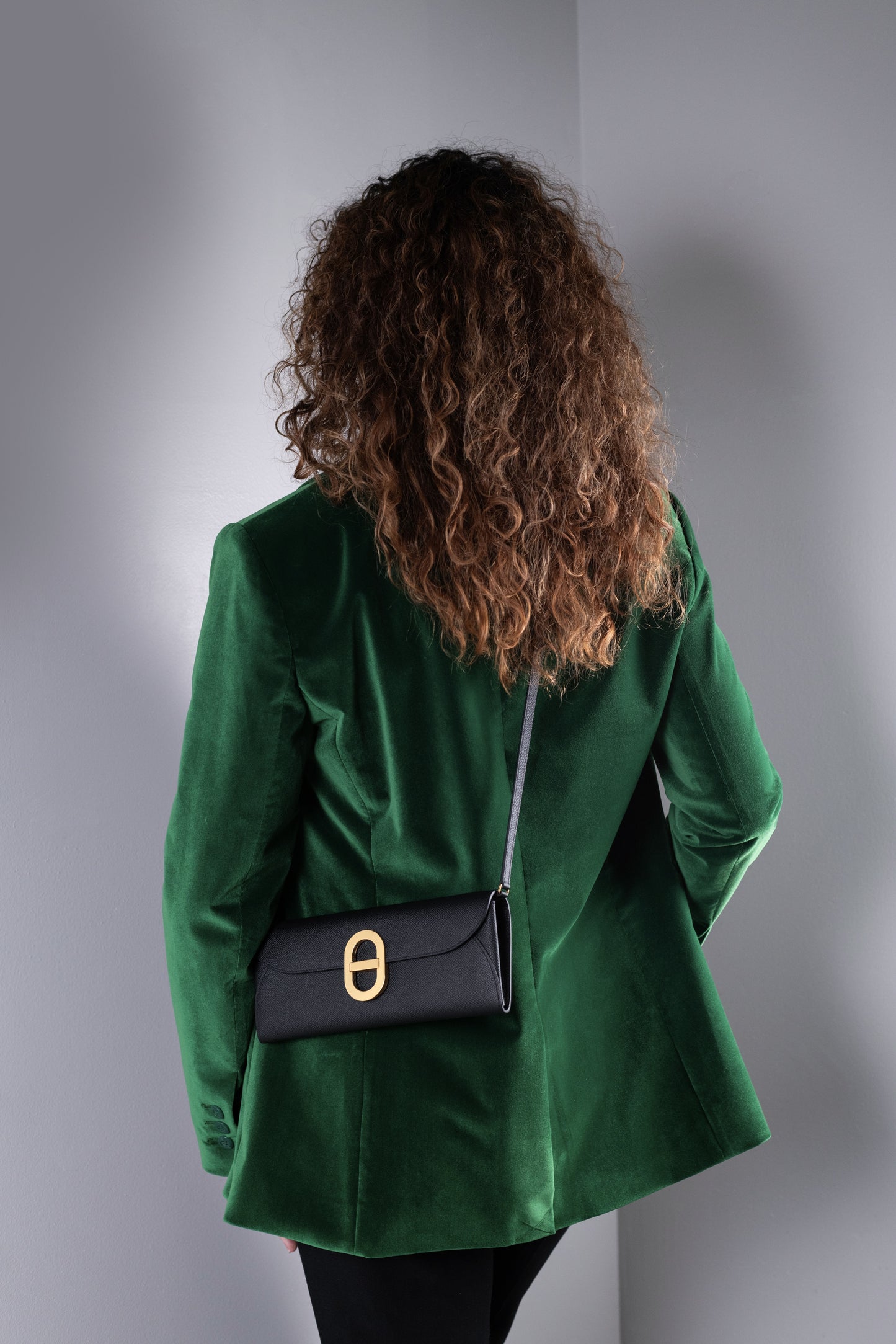 محفظة Hermès Chaine D'ancre To Go السوداء GHW