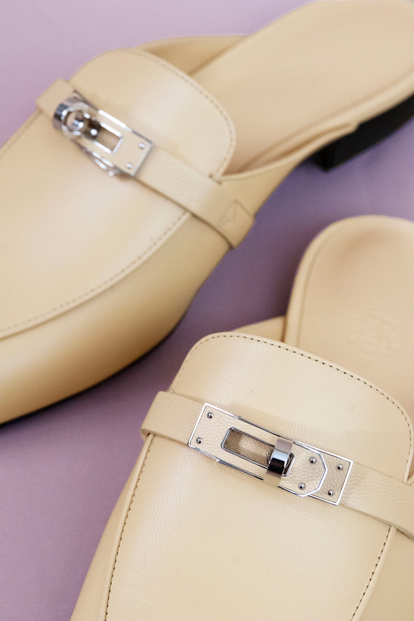 Hermès Oz Mule in Jaune Malawi PHW
