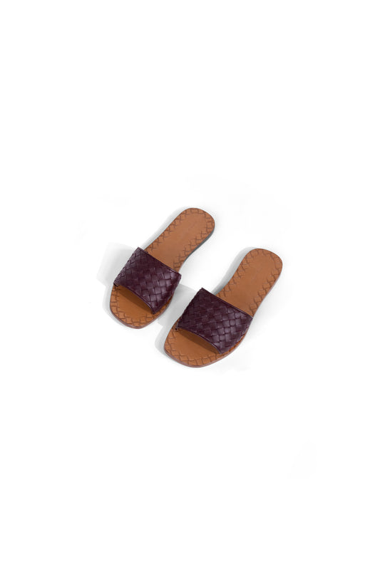 Bottega Veneta Burgundy Sandals