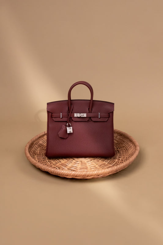 Hermès Birkin 25 Togo Rouge H PHW