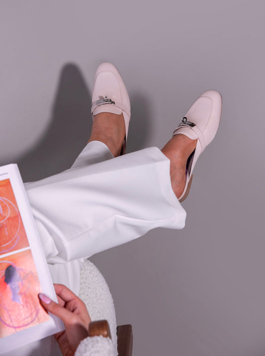 Hermès Oz Mule in Powder Pink PHW