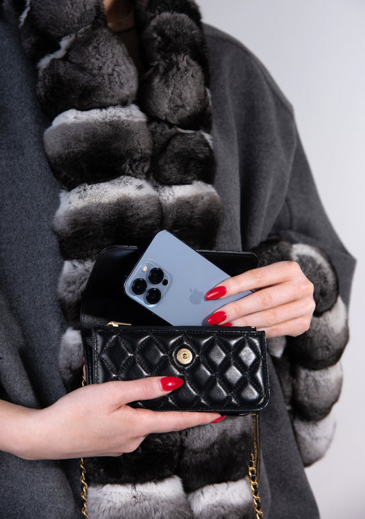 Chanel - Iphone Case in Black