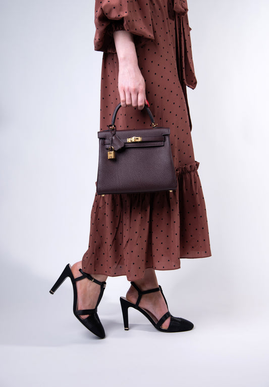Hermès Kelly 25 in Rouge Sellier GHW
