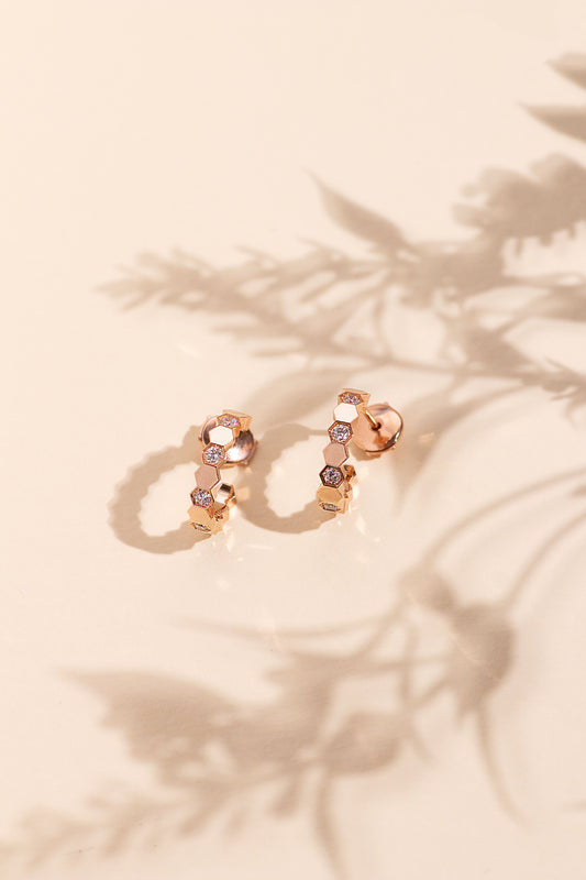 Chaumet - Bee My Love Rose Gold Earrings