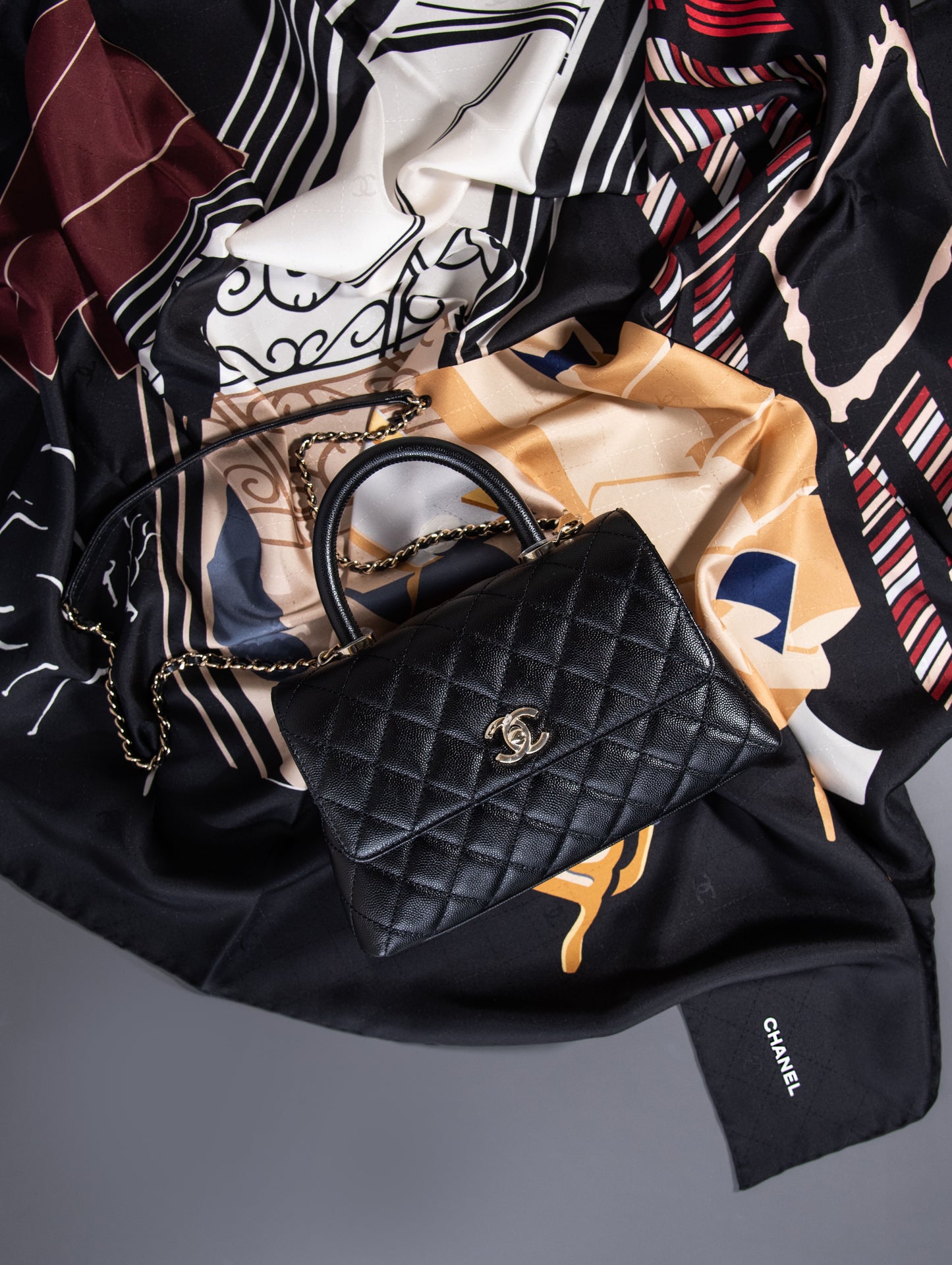 Chanel Small Black Coco Handle Bag
