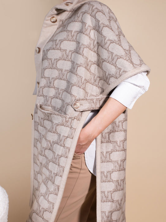 Max Mara Reversible Cape Cashmere