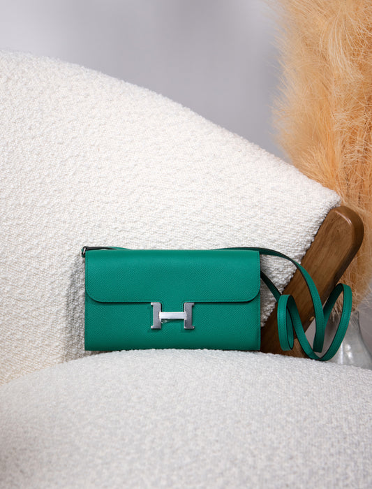 Hermès - Constance To Go in Vert Jade PHW