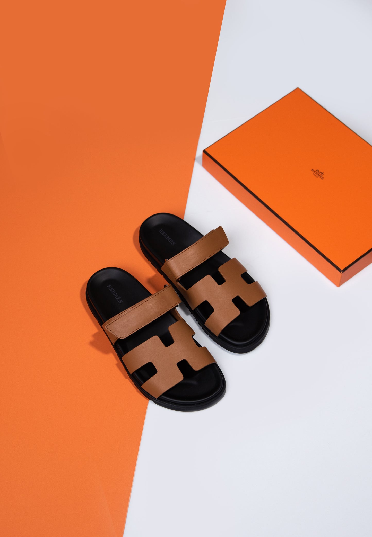 Hermès - Chypre Sandals in Natural