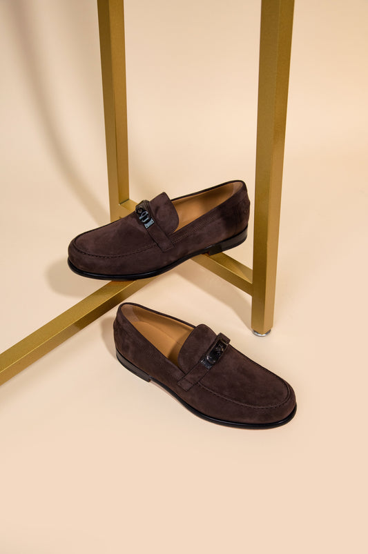 Hermès - Destin Loafers in Marron Ébène BHW