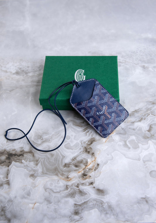 Goyard ID Holder Navy
