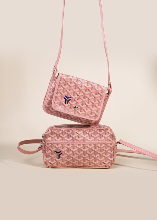 Goyard Plumet Bag & Cap-Vert PM Bag in Powder Pink