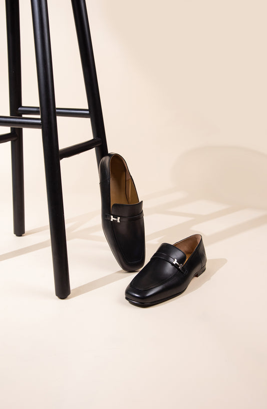 Hermès Giovanni Loafer in Black