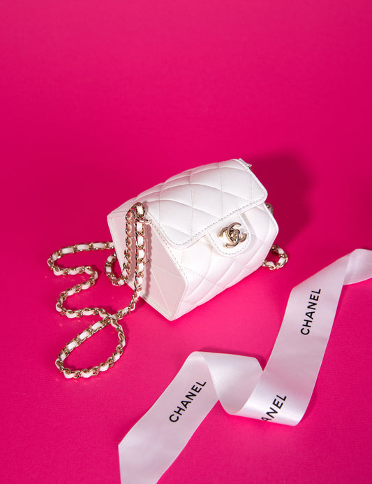 Chanel O-Vanity White Jewelry Box