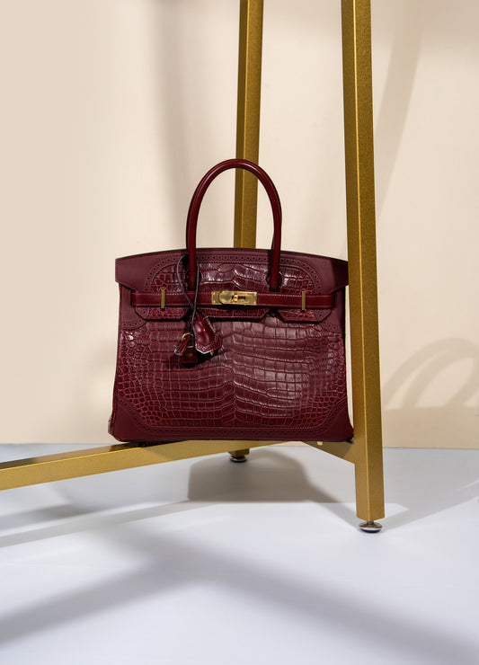 Hermès Birkin 30 Alligator in Ghilles GHW