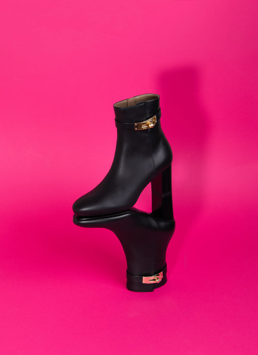 Hermès Saint Germain Boots in Black GHW