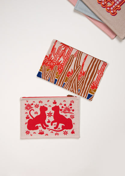 Hermès Le Bel Oasis Case & Les Leopards Bain Case