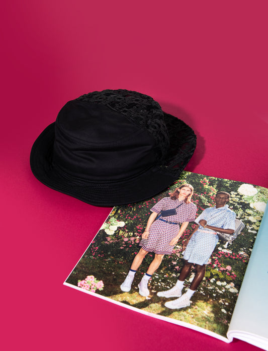 Dior RTW Woven Black Hat