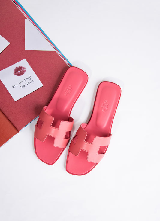 Hermès Oran Sandals in Rose