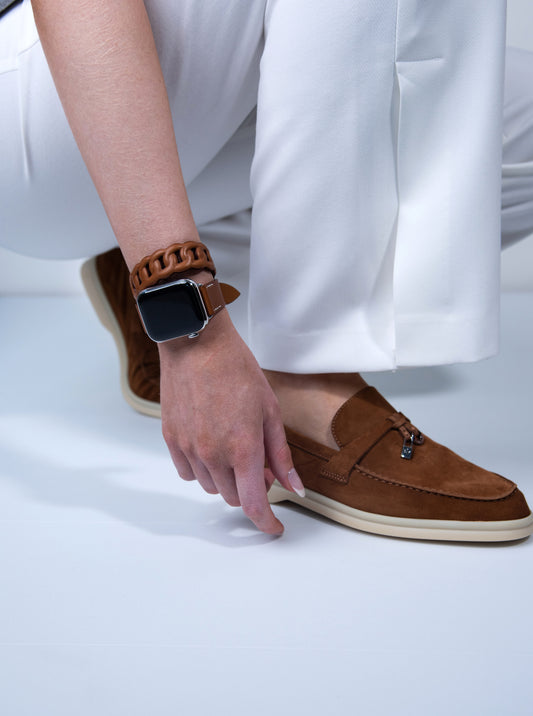 Hermès x Apple Series 7 Double Tour in Fauve