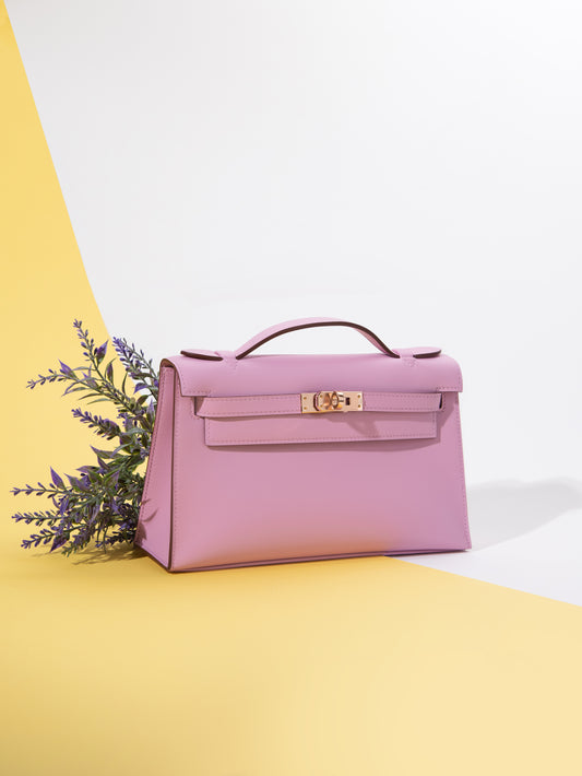 Hermès Kelly Pochette in Muave RGHW
