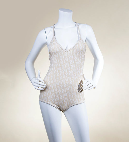 Dior One-Piece Swimsuit Gold-Tone