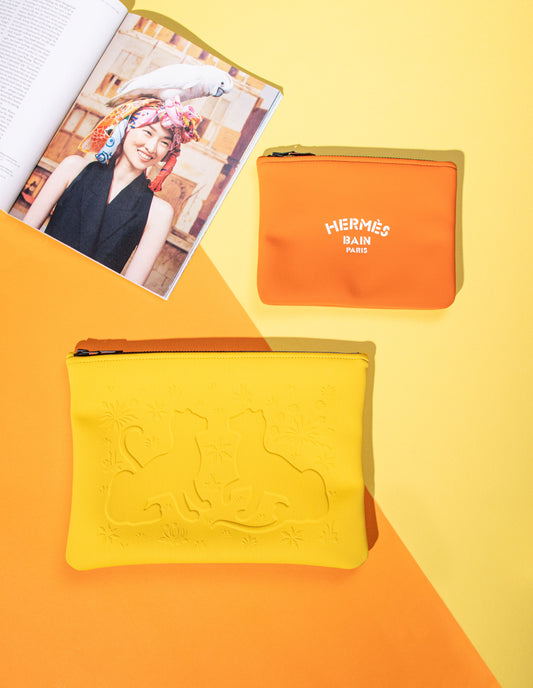 Hermès Neobain Orange & Yellow Case