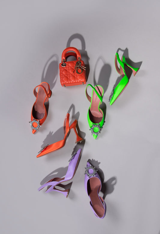 Amina Muaadi Slingbacks in Spring Colors