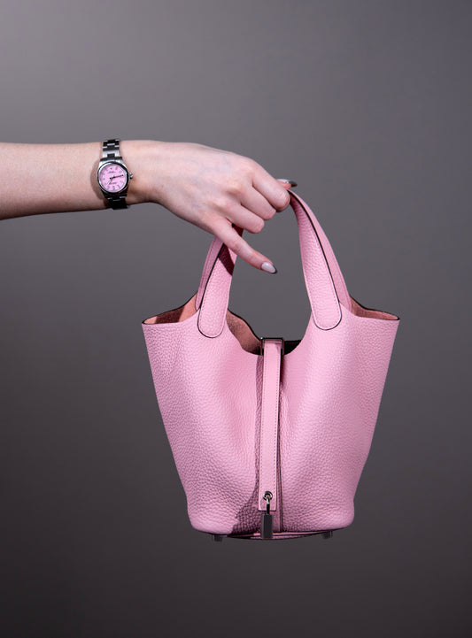 Hermès Picotin Lock in Mauve Sylvestre PHW