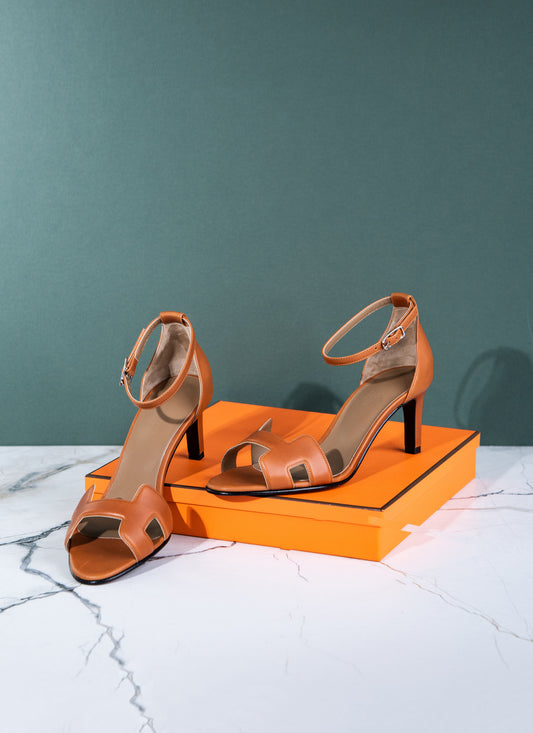 Hermès Premiere Gold Sandals