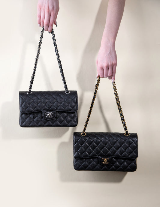 Chanel Classic Flap Bags in Small and Medium
