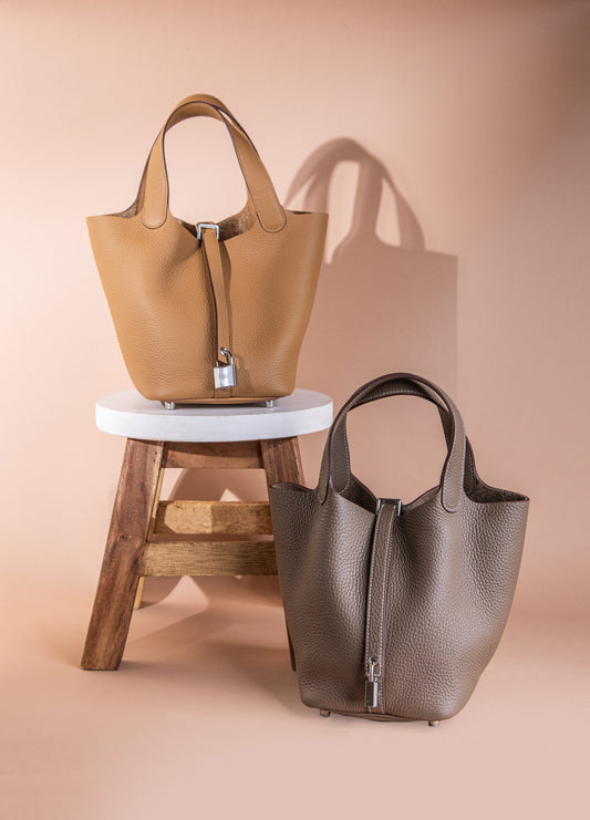 Hermès Picotin 18 in Biscuit & Etoupe PHW