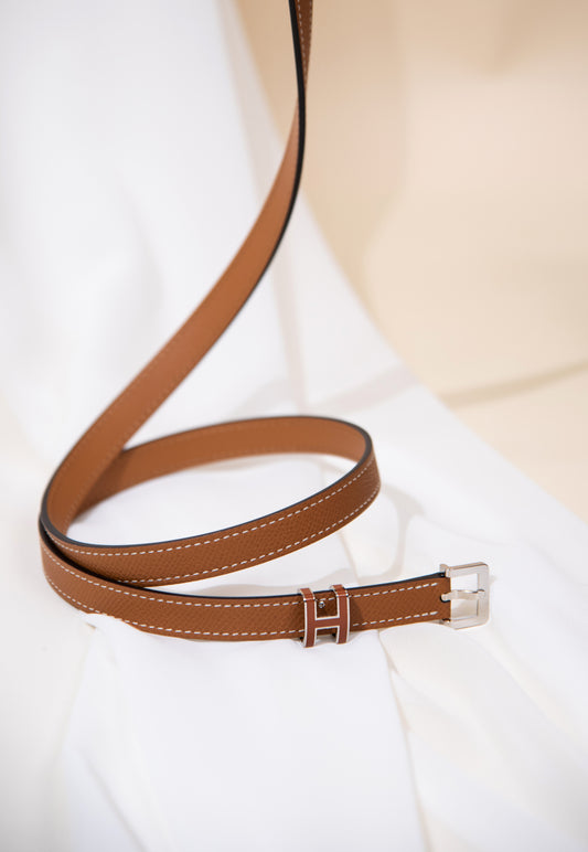 Hermès Gold H Belt