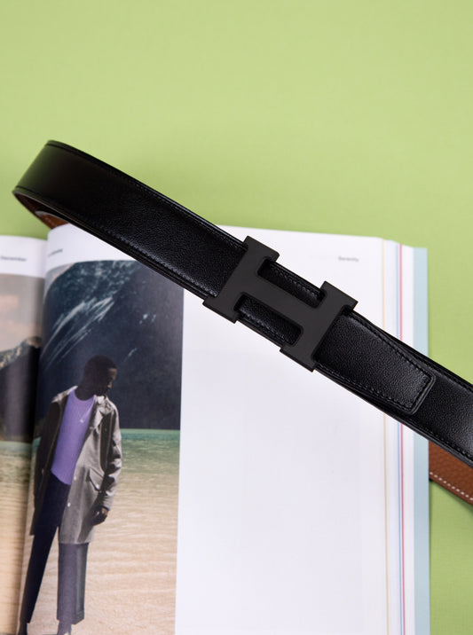 Hermès 'H' Black belt