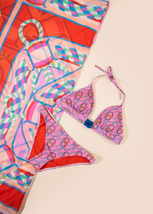 Hermès Alexia Swimsuit in Rose Pop