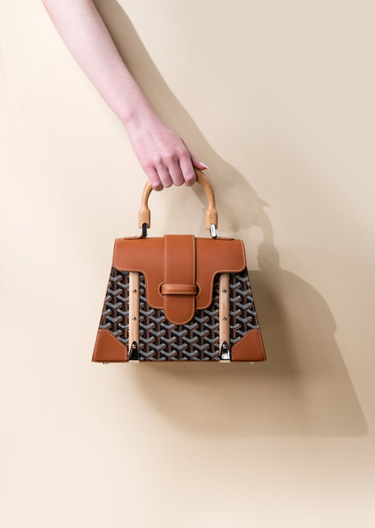 Goyard Saigon Structure PM in Tan