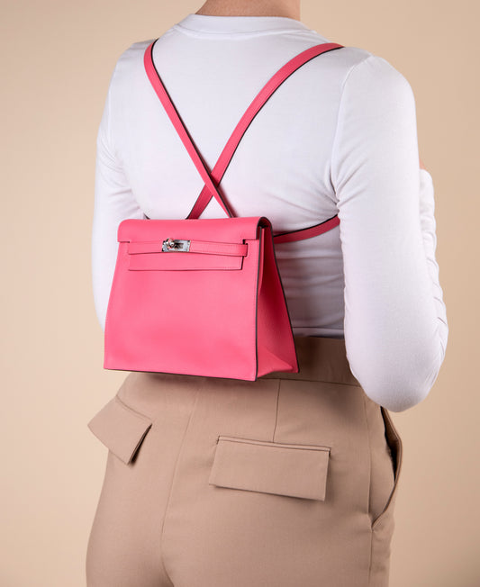 Hermès Kelly Danse in Rose Azalee PHW