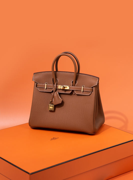 Hermès Birkin 25 Togo Gold GHW