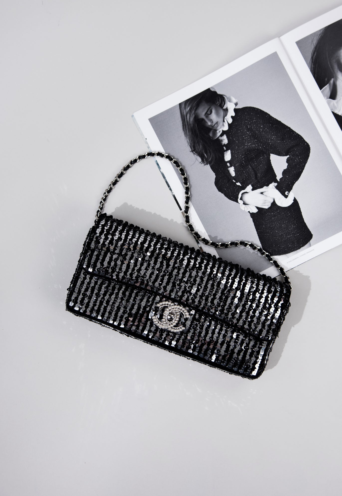 Chanel Sequence Clutch Bag