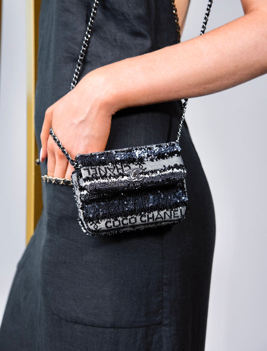 Chanel Micro Sequins Flap Bag
